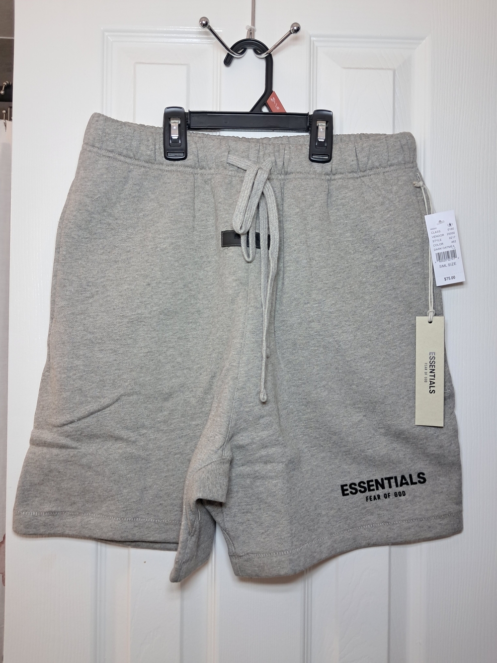 Essentials by Fear of God Men's Gray Logo Sweat Shorts